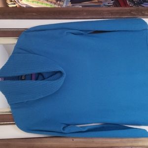 Cowl neck cashmere sweater